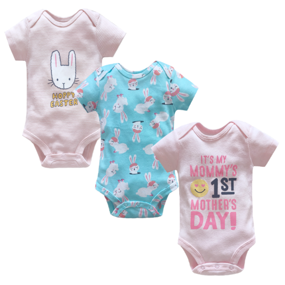 Baby Clothing Next - 3PCS/LOT Soft Cotton Baby Bodysuit Fashion
