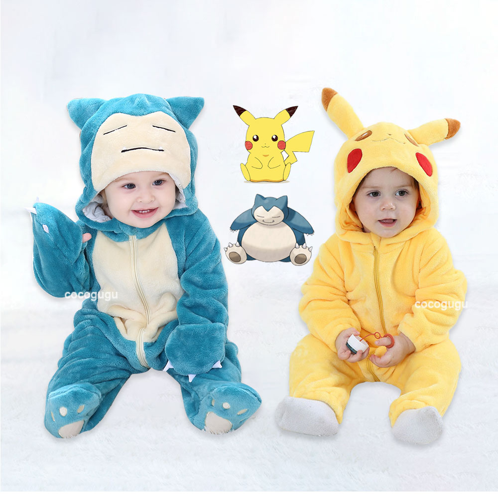 Baby Clothing Girls - Pokemon Costume 0-5 Y Baby Snorlax