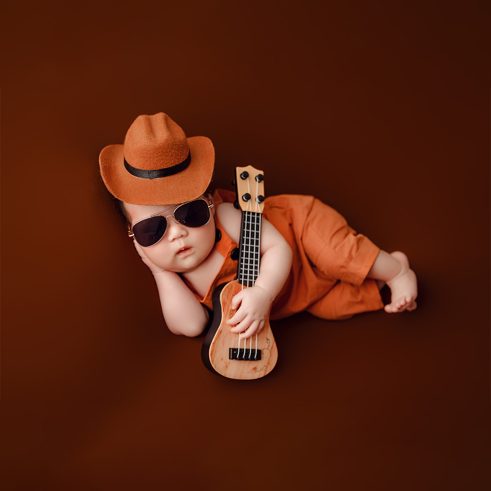 Baby Clothing Newborn - Infants Photography Props Clothes Overalls Cowboy