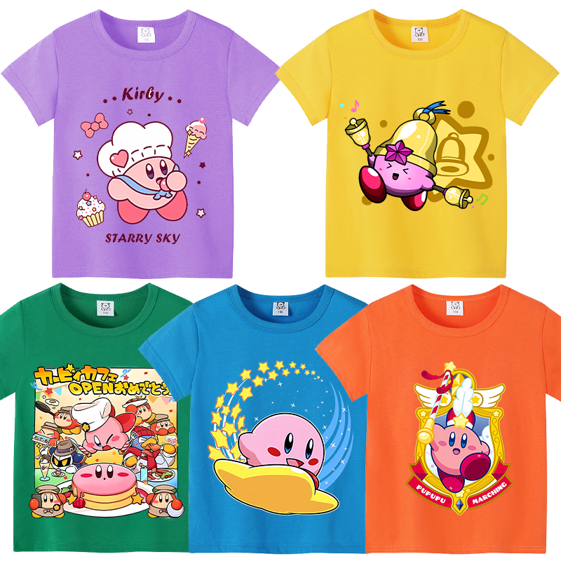Baby Clothing Girls - Star Kirbys Summer Short Sleeve Kid