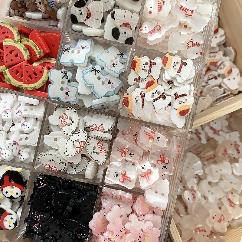 Baby Clothing Sewing - 10PCS Cute Cartoon Children Buttons Colorful