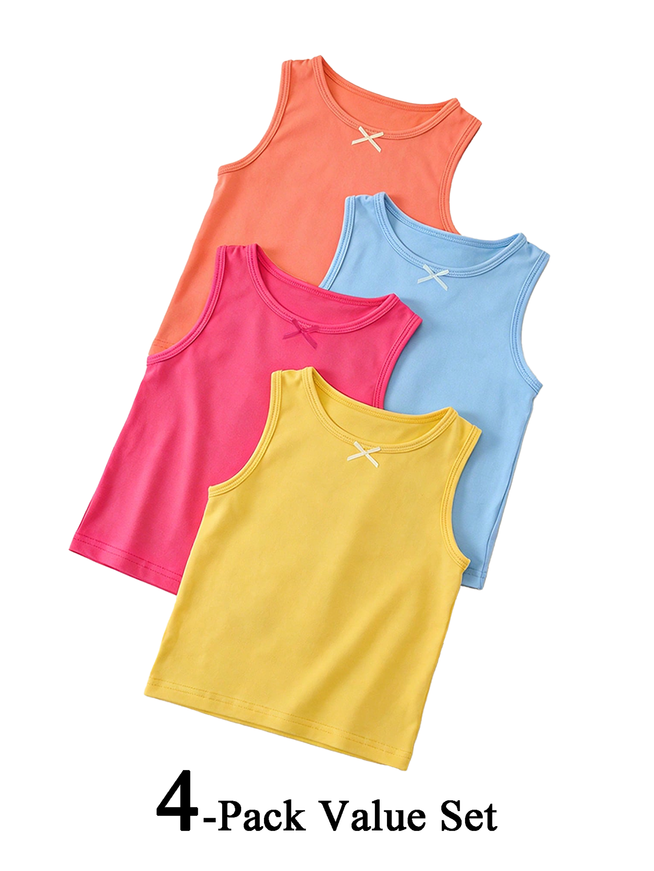 Baby Clothing Stores - 4Pcs Girl's Sweet Classic Black &