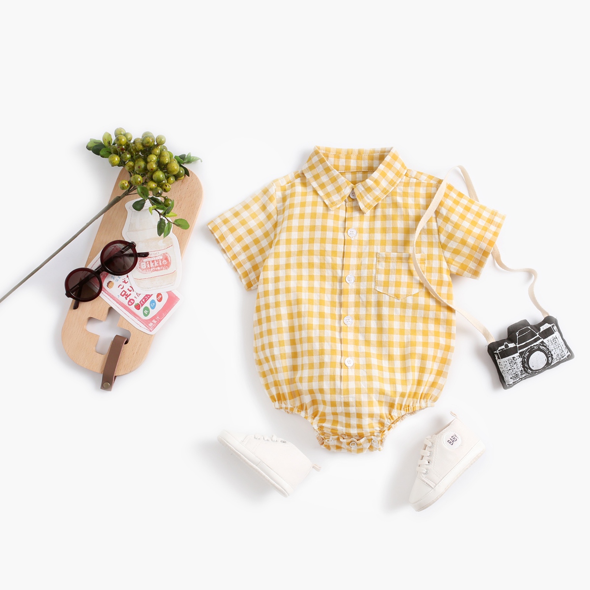Sanlutoz Cotton Plaid Baby Boy - Baby Clothing Next บทวิจารณ์และราคา