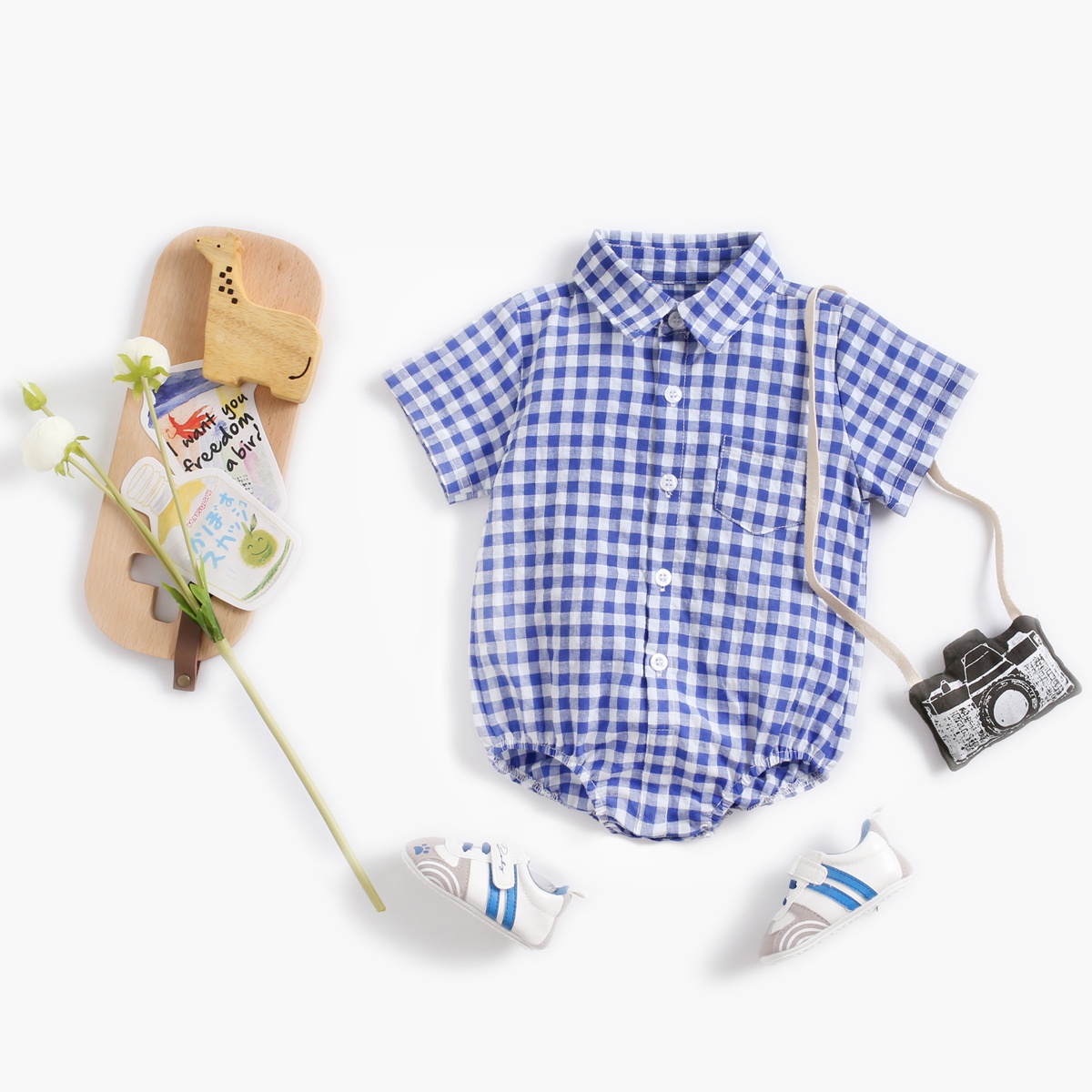 Sanlutoz Cotton Plaid Baby Boy - Baby Clothing Next บทวิจารณ์และราคา