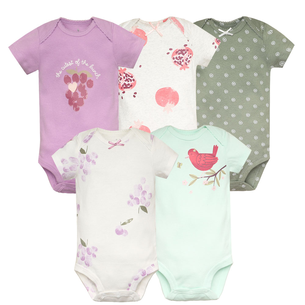 5pcs/lot Baby Bodysuit Fashion - Baby Clothing Next บทวิจารณ์และราคา