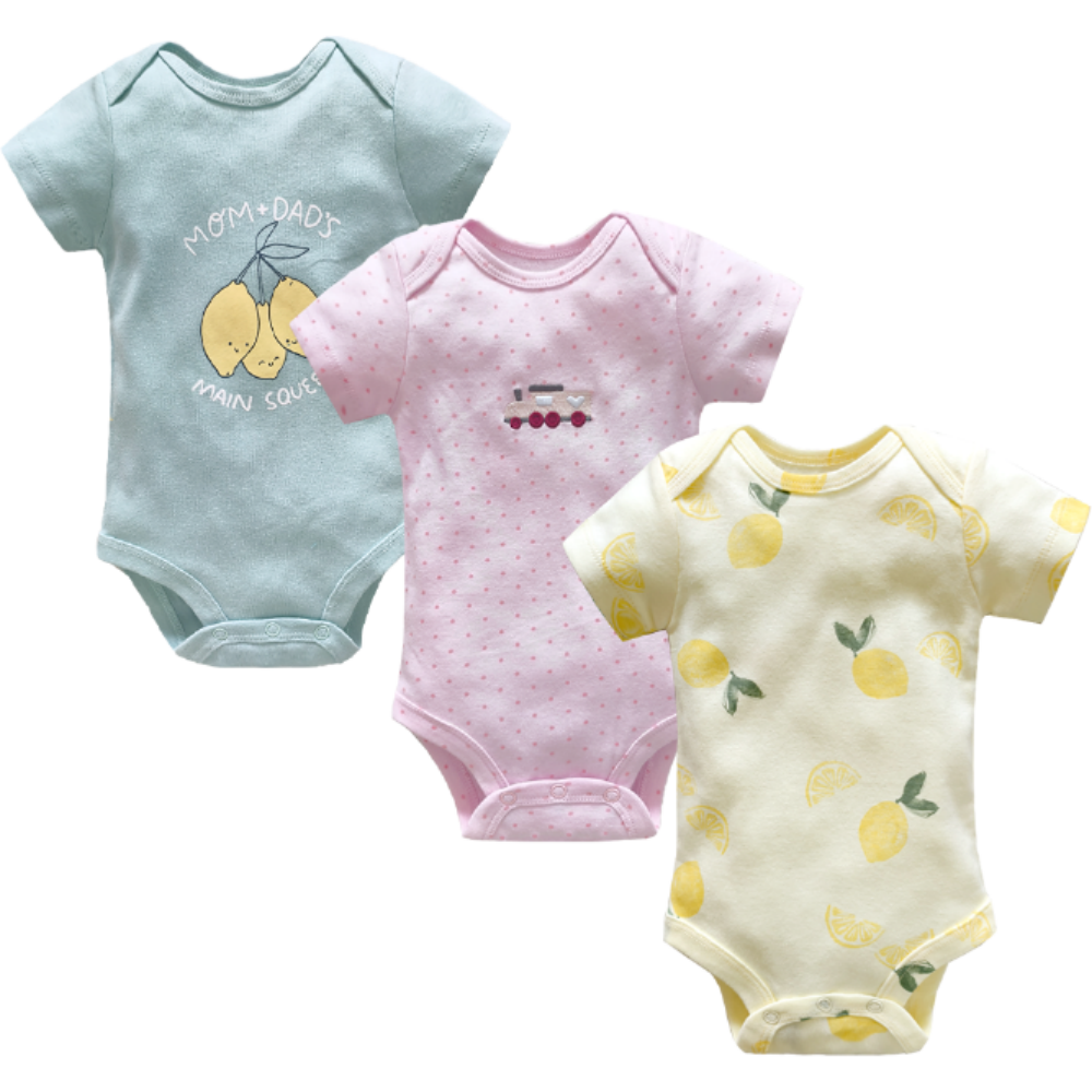 3PCS/LOT Soft Cotton Baby Body - Baby Clothing Next บทวิจารณ์และราคา