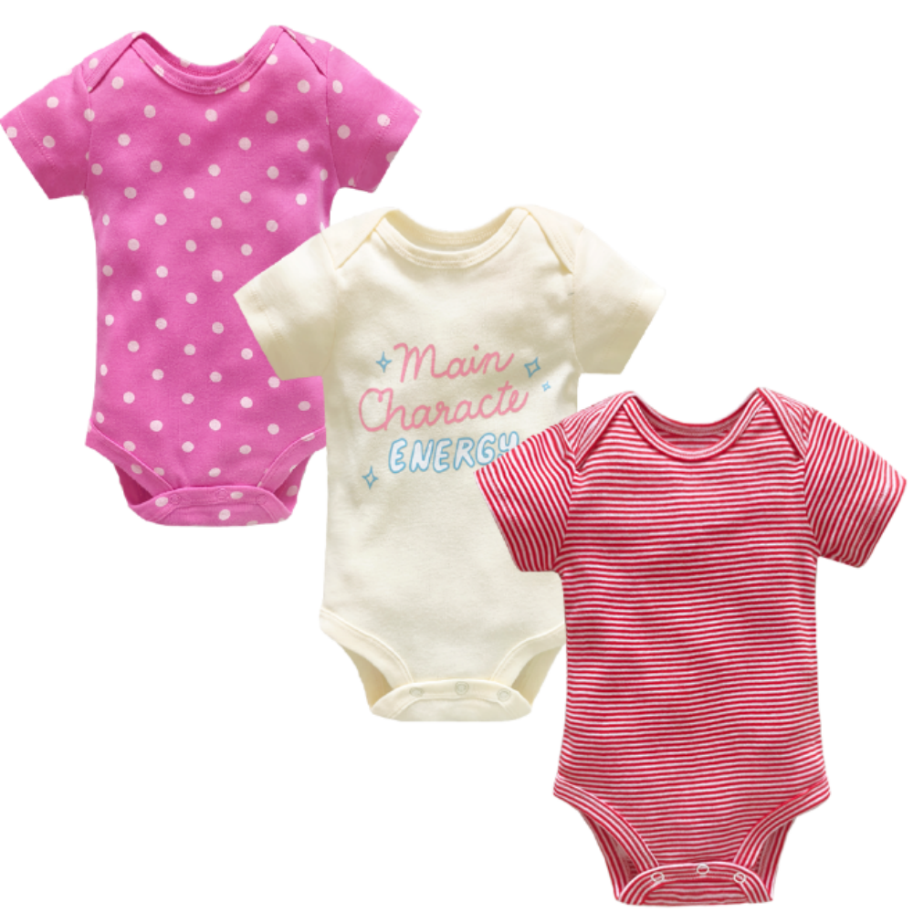 3PCS/LOT Soft Cotton Baby Body - Baby Clothing Next บทวิจารณ์และราคา