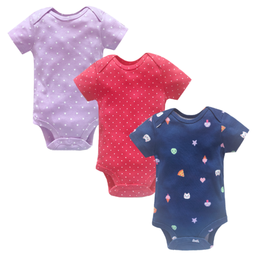 3PCS/LOT Soft Cotton Baby Body - Baby Clothing Next บทวิจารณ์และราคา