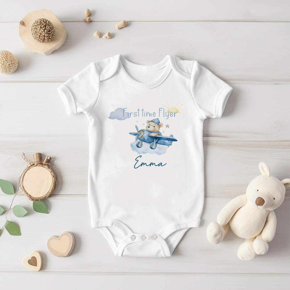 Custom Name Frist Time Flyer&b - Baby Clothing Names บทวิจารณ์และราคา