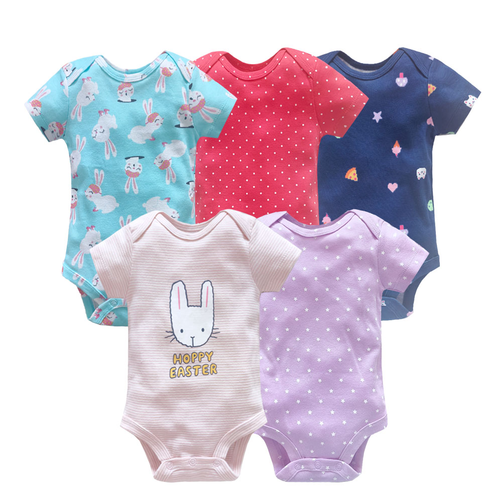 5PCS/Lot Baby Girls Bodysuits  - Baby Clothing Next บทวิจารณ์และราคา
