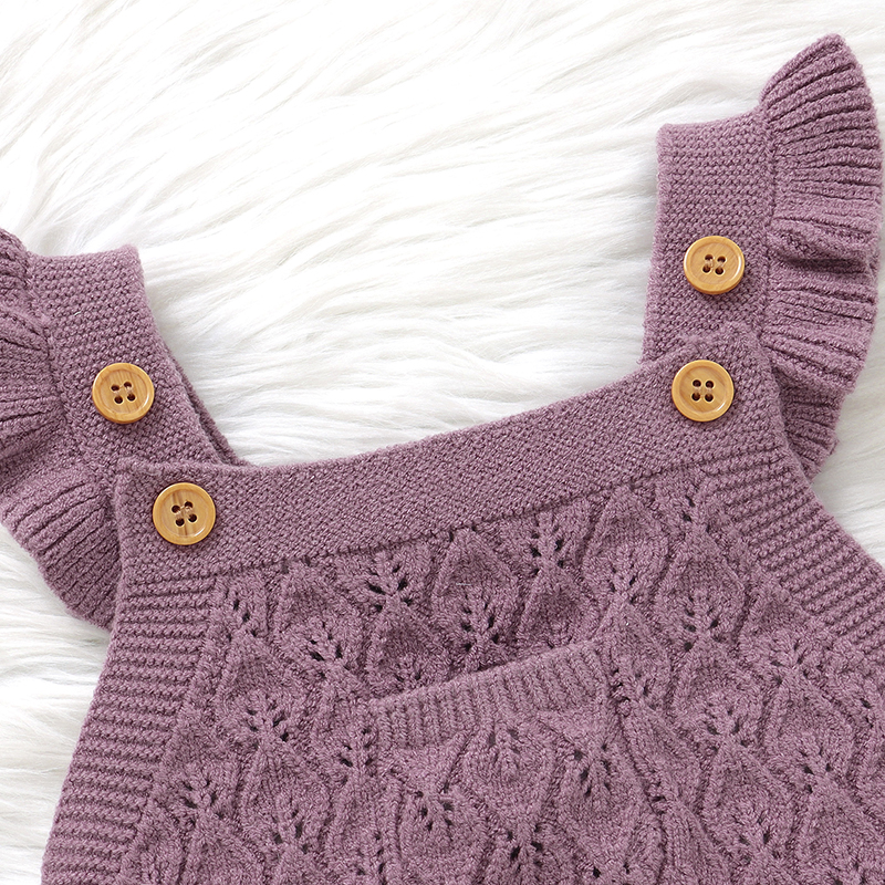Baby Girls Knit Rompers Sleeve - Baby Clothing Stores บทวิจารณ์และราคา
