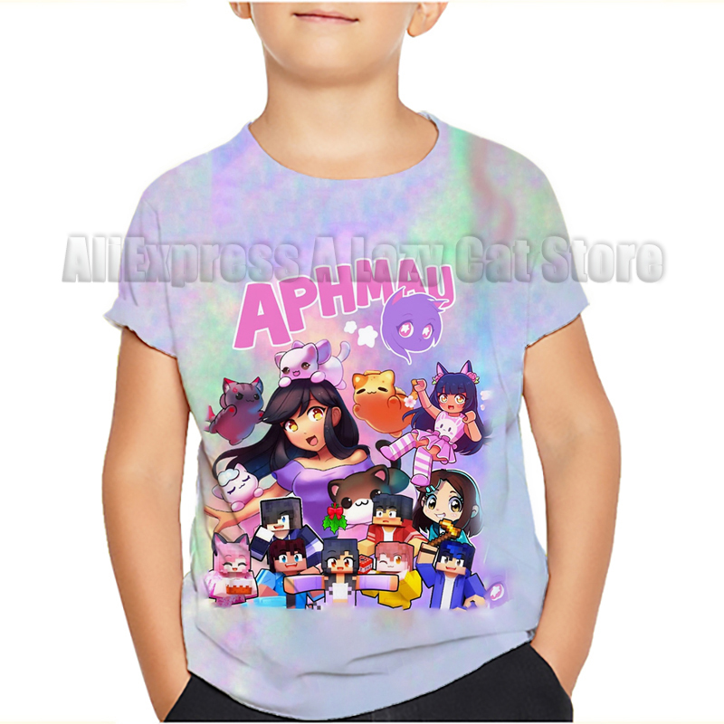 Aphmau Meows Cat T Shirts Cart - Baby Clothing Deals บทวิจารณ์และราคา