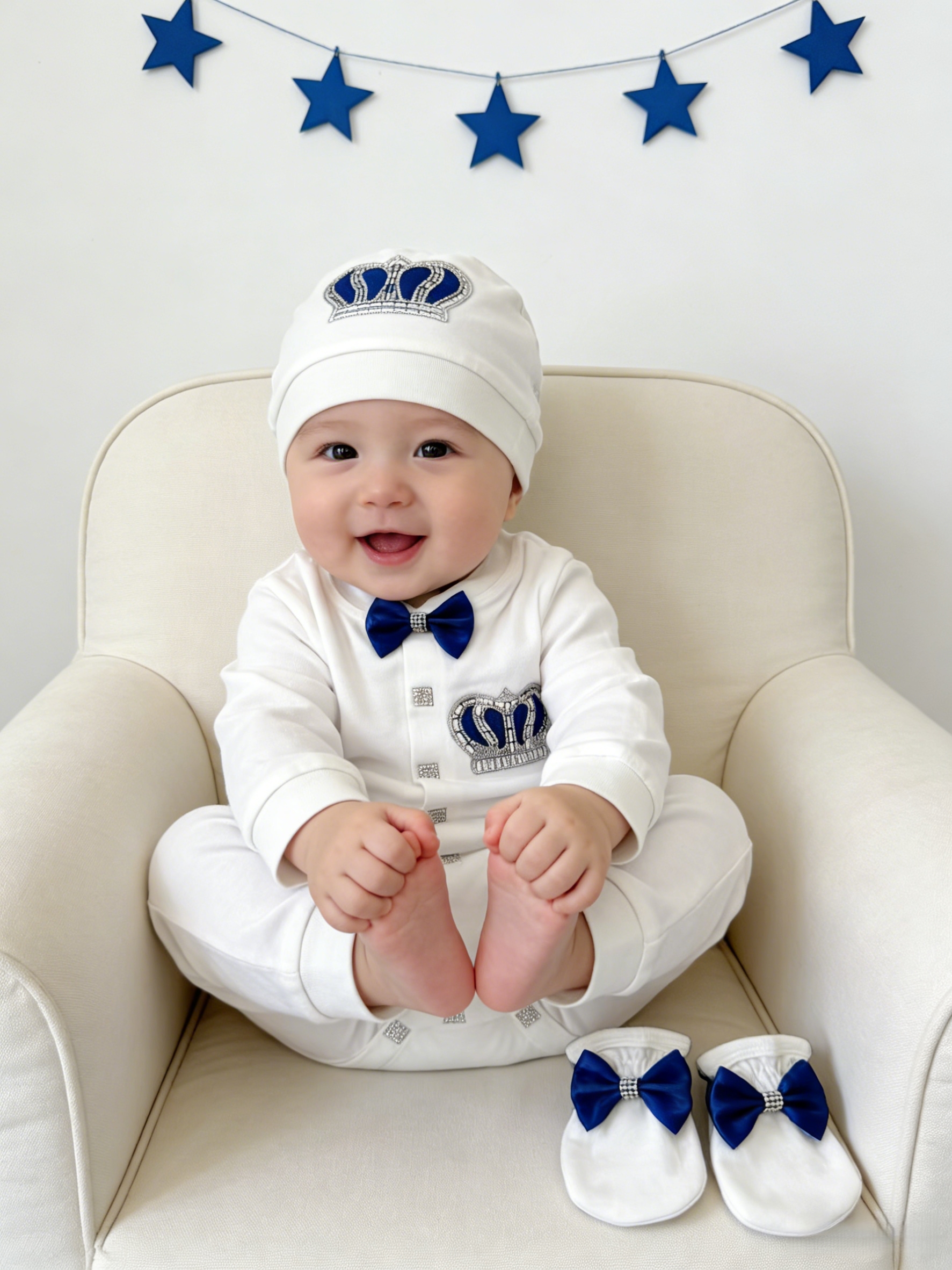 Royal Blue Baby Boy Newborn Je - Baby Clothing Names บทวิจารณ์และราคา