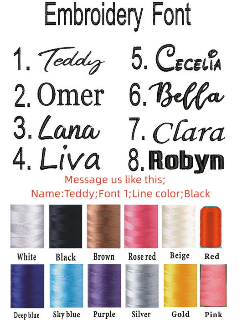 Personalised Embroidery Childr - Baby Clothing Names บทวิจารณ์และราคา