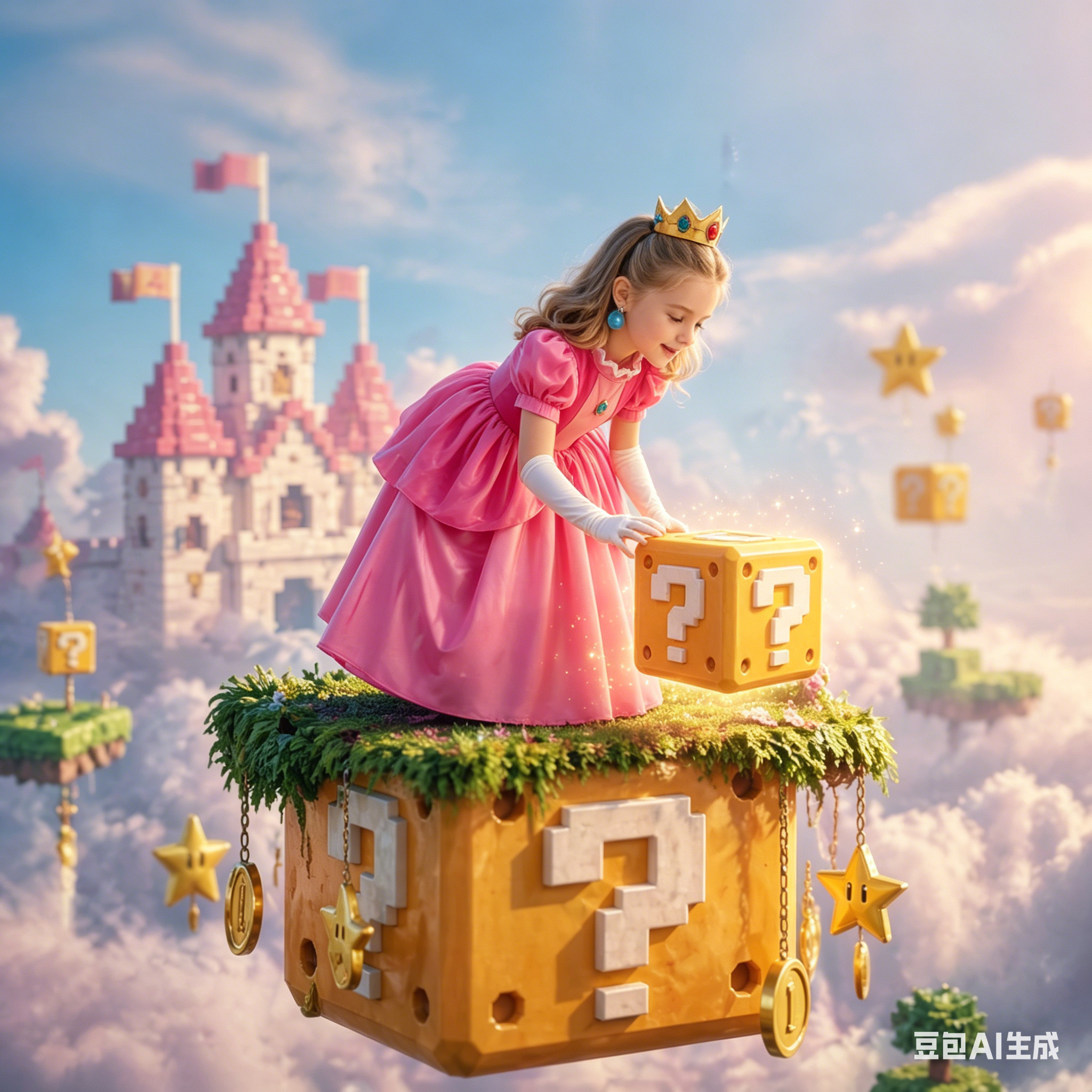 Princess Peach Style Dress Up  - Baby Clothing Girls บทวิจารณ์และราคา