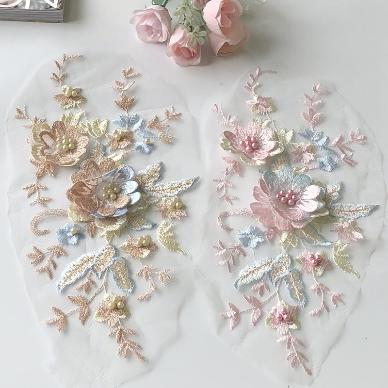 1Pcs Lace Patch Mesh Net Embro - Baby Clothing Sewing บทวิจารณ์และราคา
