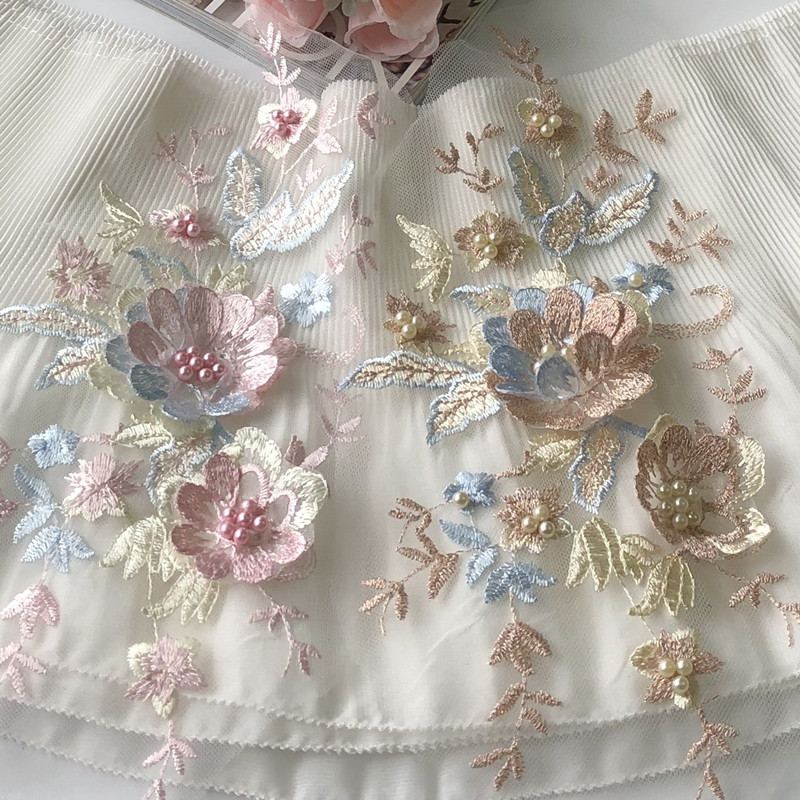 1Pcs Lace Patch Mesh Net Embro - Baby Clothing Sewing บทวิจารณ์และราคา