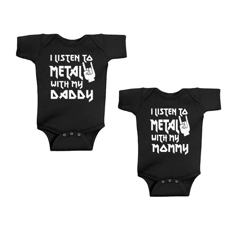 I Listen to Metal with My Dadd - Baby Clothing Brand บทวิจารณ์และราคา