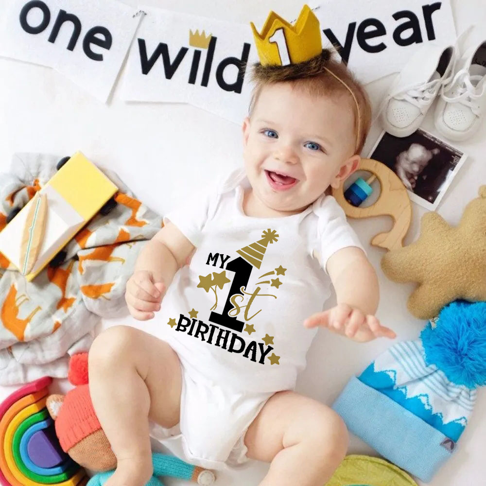 My 1st Birthday Newborn Romper - Baby Clothing Next บทวิจารณ์และราคา
