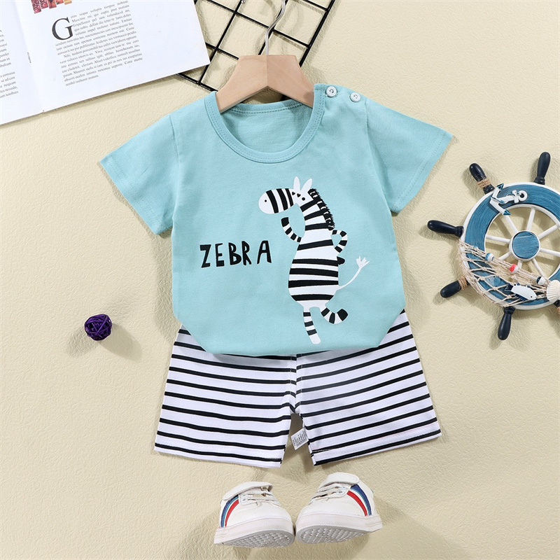 Cotton Tees+Shorts 2-piece Tra - Baby Clothing Deals บทวิจารณ์และราคา