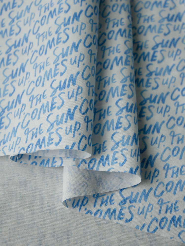 150x50cm Blue English Letters  - Baby Clothing Sewing บทวิจารณ์และราคา