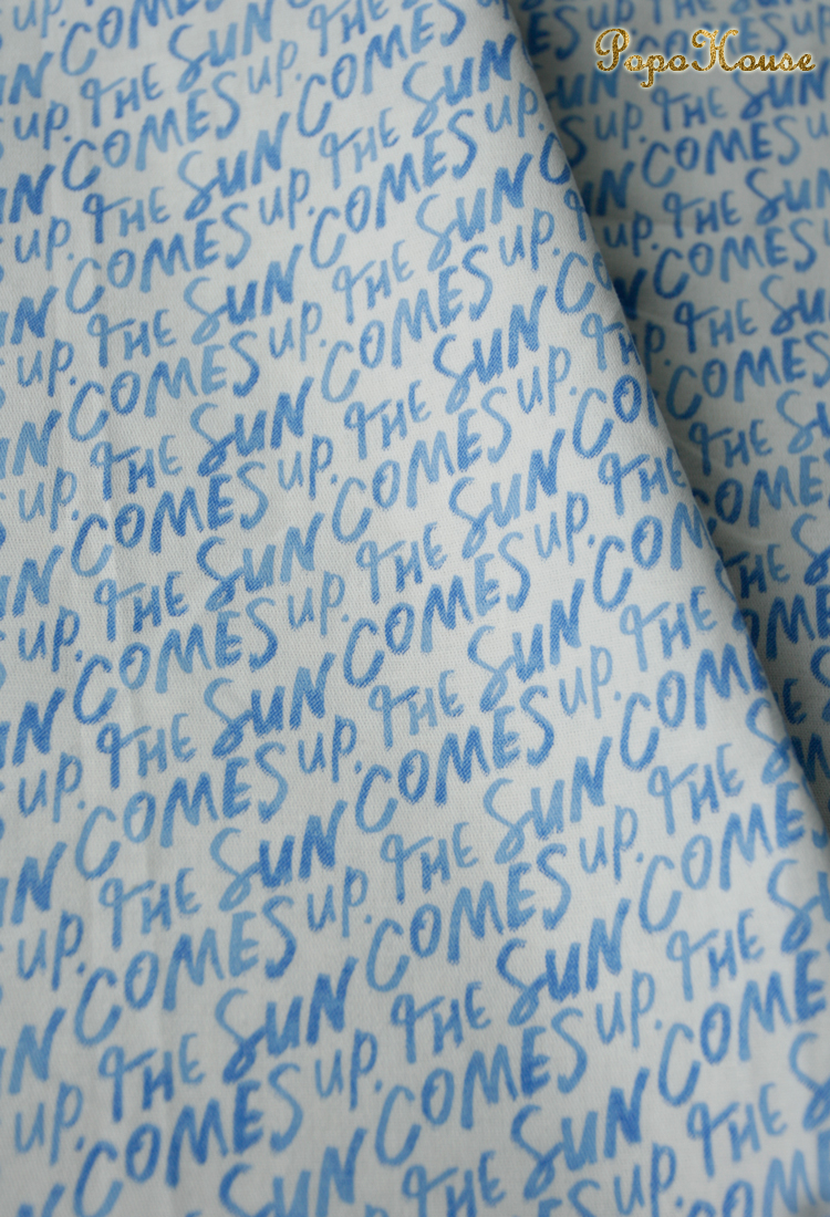 150x50cm Blue English Letters  - Baby Clothing Sewing บทวิจารณ์และราคา