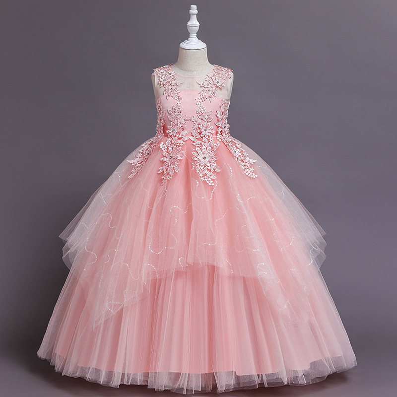 Girls' Bridesmaid Wedding Dres - Baby Clothing Girls บทวิจารณ์และราคา