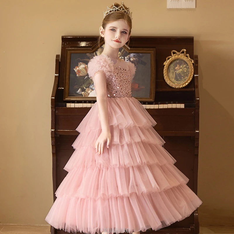 Long Dress 2025 Pink Glitter G - Baby Clothing Girls บทวิจารณ์และราคา