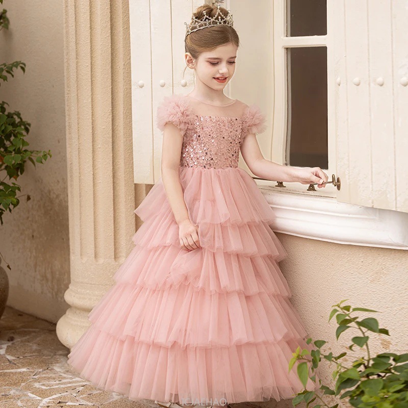 Long Dress 2025 Pink Glitter G - Baby Clothing Girls บทวิจารณ์และราคา
