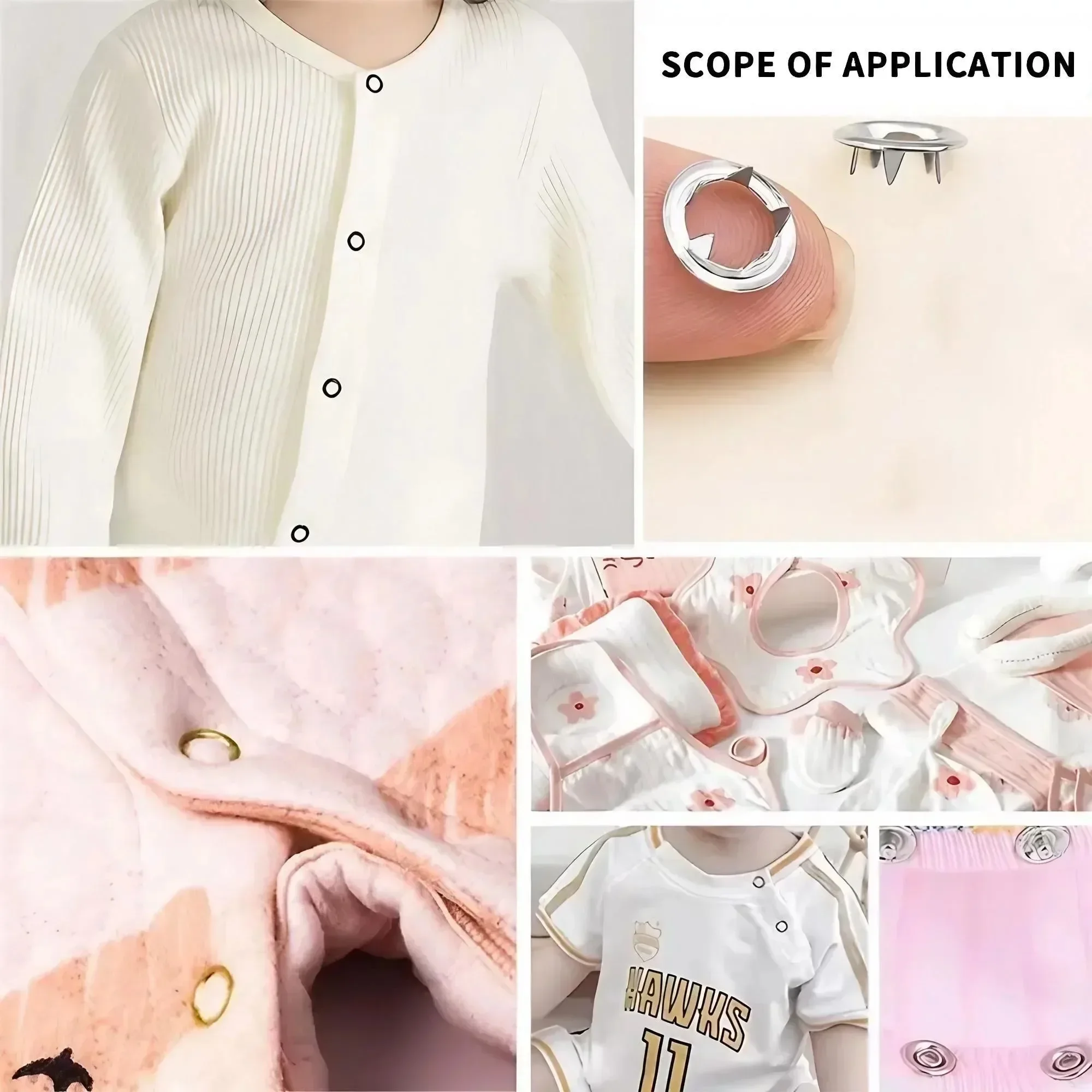 1 Set 201 Pcs Hand Pressed No  - Baby Clothing Sewing บทวิจารณ์และราคา