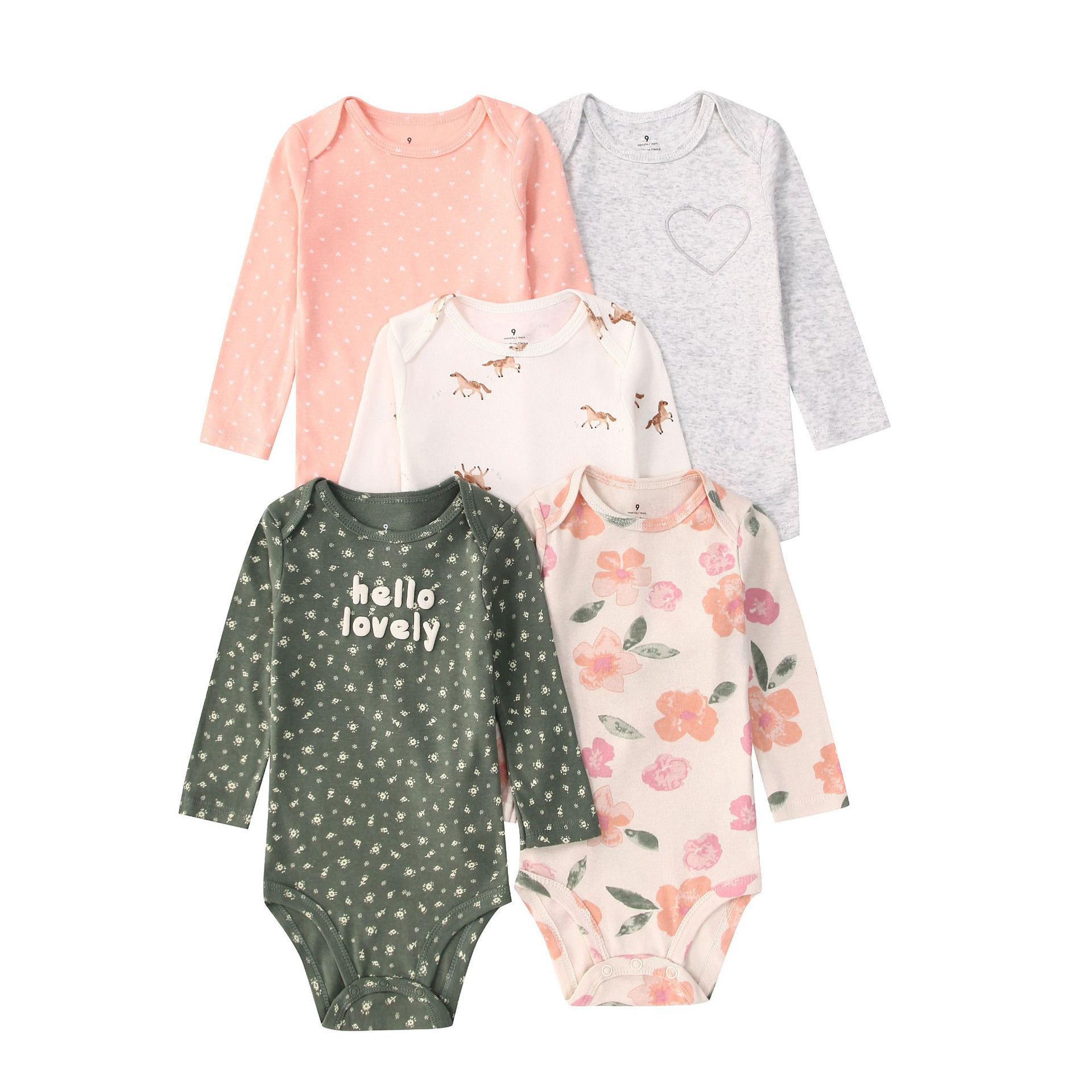 Newborn Baby Bodysuit Cotton 5 - Baby Clothing Next บทวิจารณ์และราคา