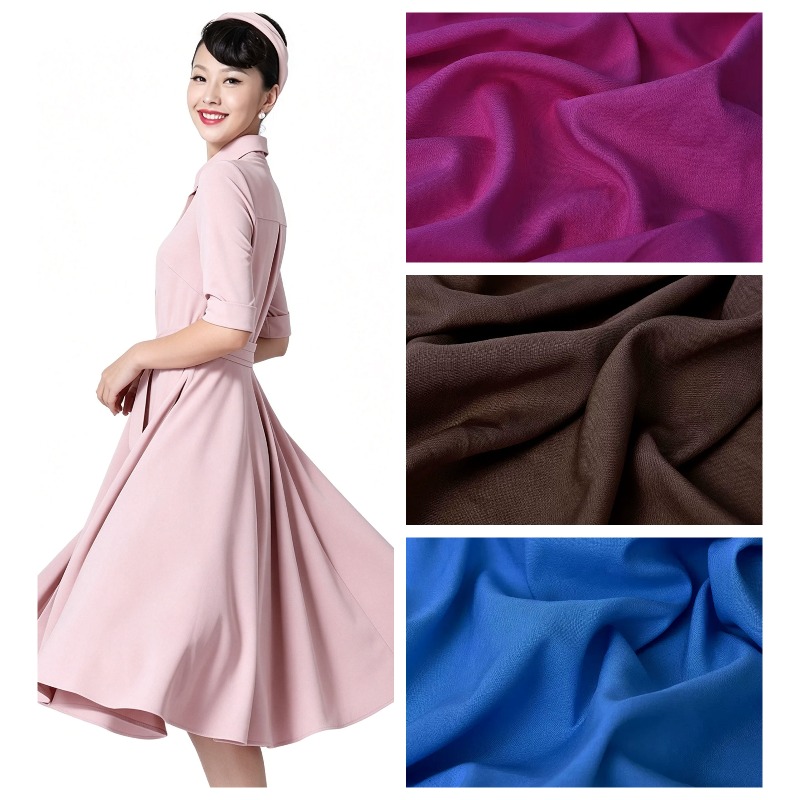 Thin Plain Rayon Fabric By The - Baby Clothing Sewing บทวิจารณ์และราคา