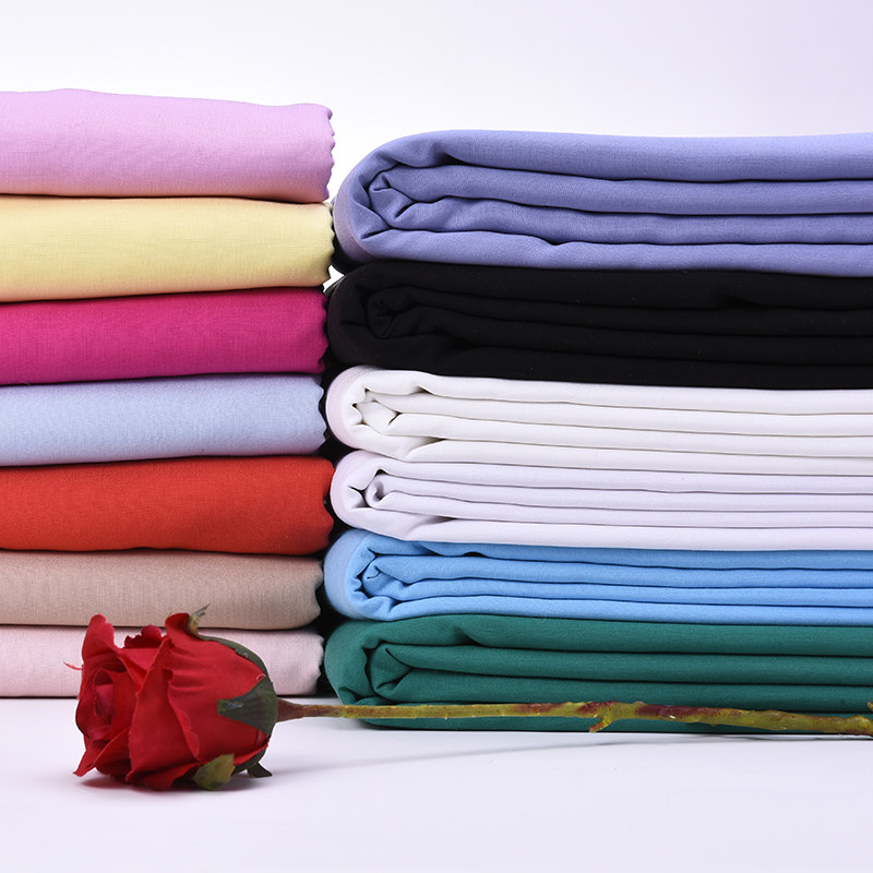 Thin Plain Rayon Fabric By The - Baby Clothing Sewing บทวิจารณ์และราคา
