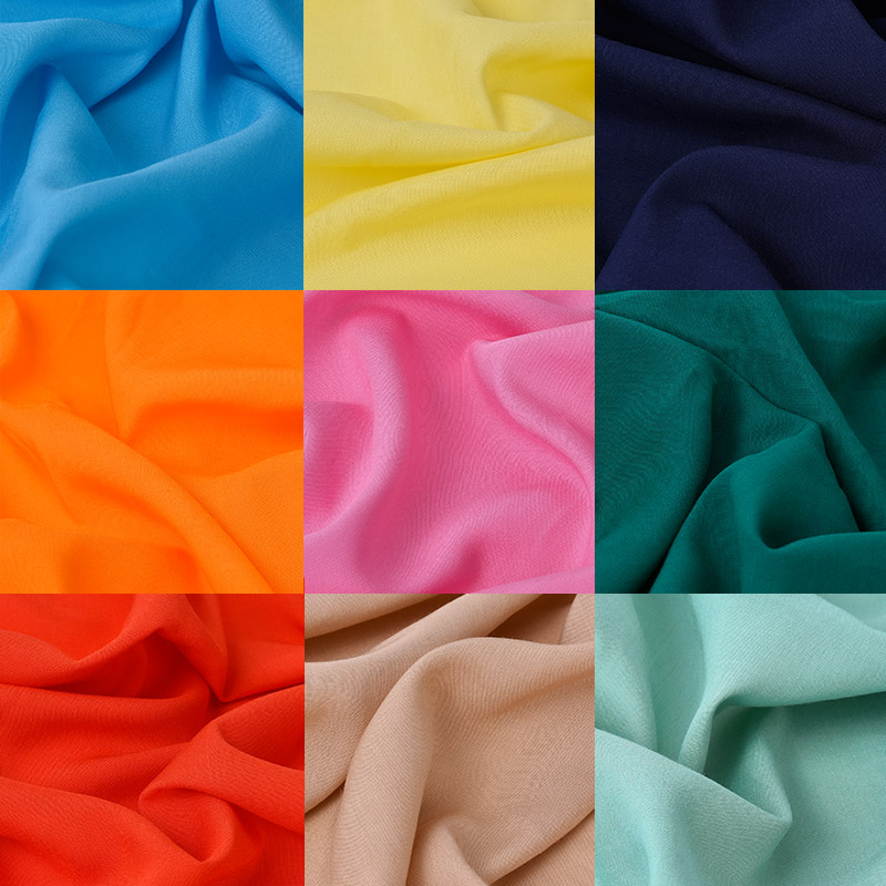 Thin Plain Rayon Fabric By The - Baby Clothing Sewing บทวิจารณ์และราคา