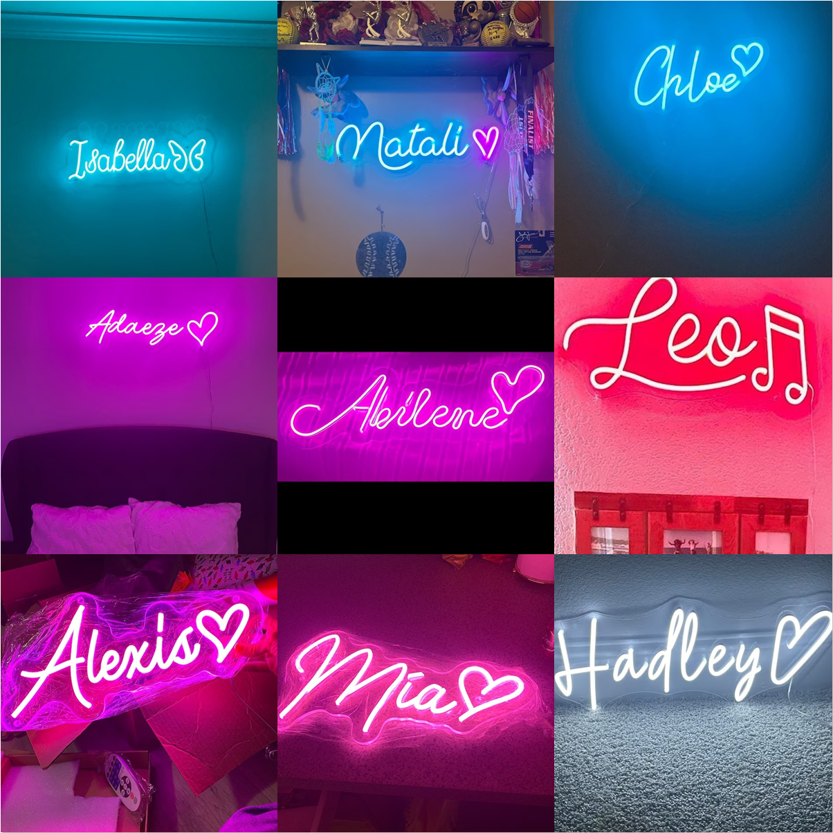 Custom Neon Sign LED Light, Ba - Baby Clothing Names บทวิจารณ์และราคา