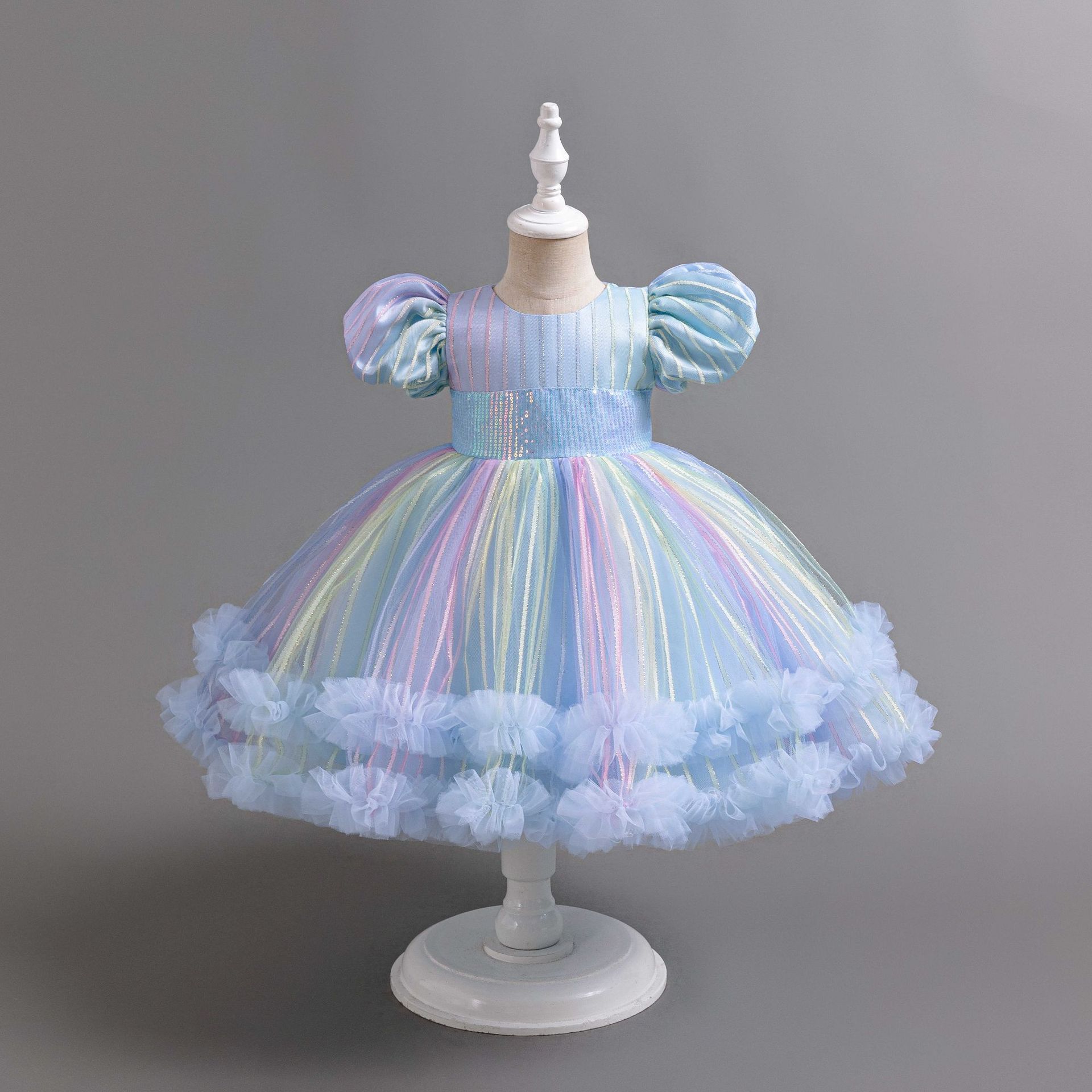 New Kids Dress Ball Gown Child - Baby Clothing Girls บทวิจารณ์และราคา