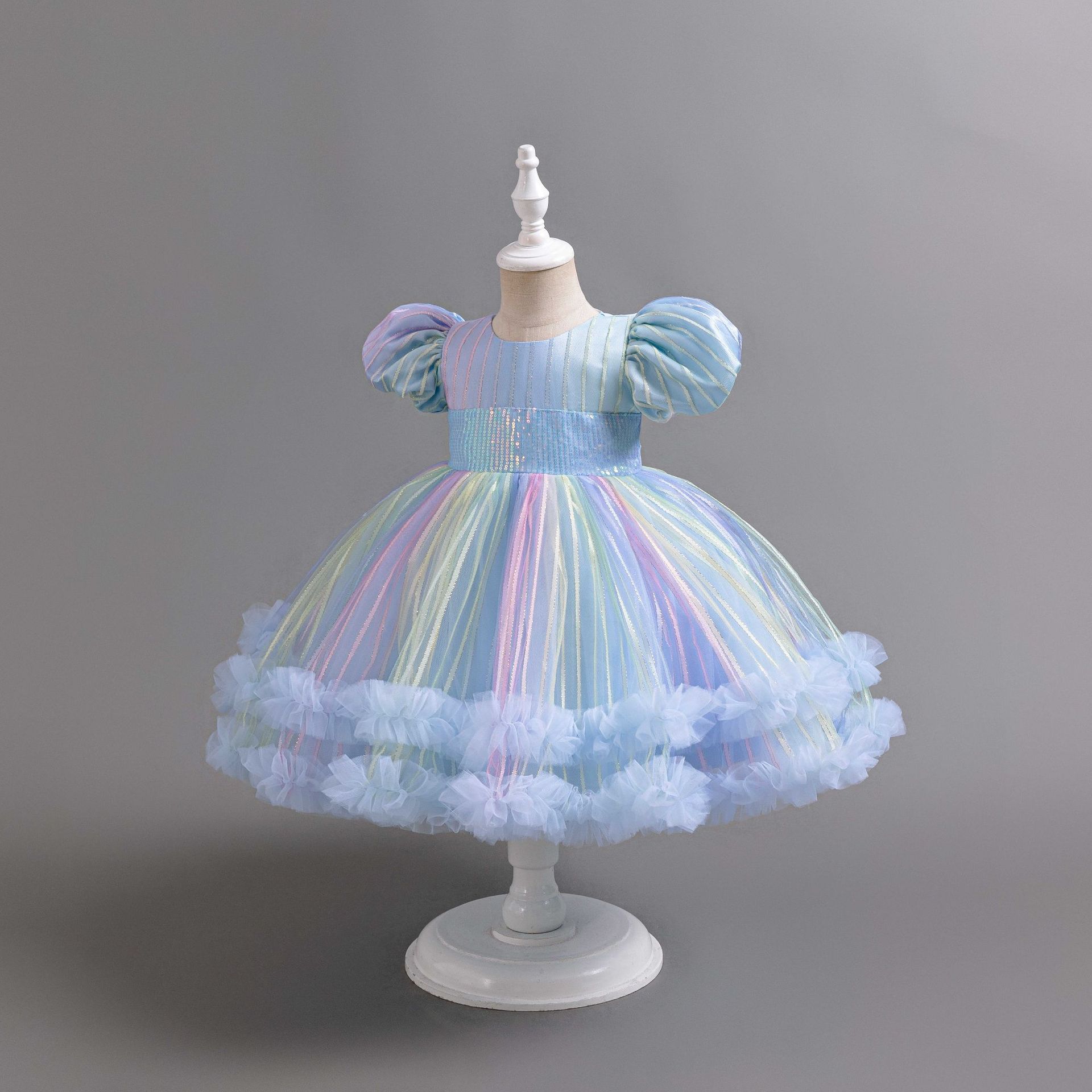 New Kids Dress Ball Gown Child - Baby Clothing Girls บทวิจารณ์และราคา