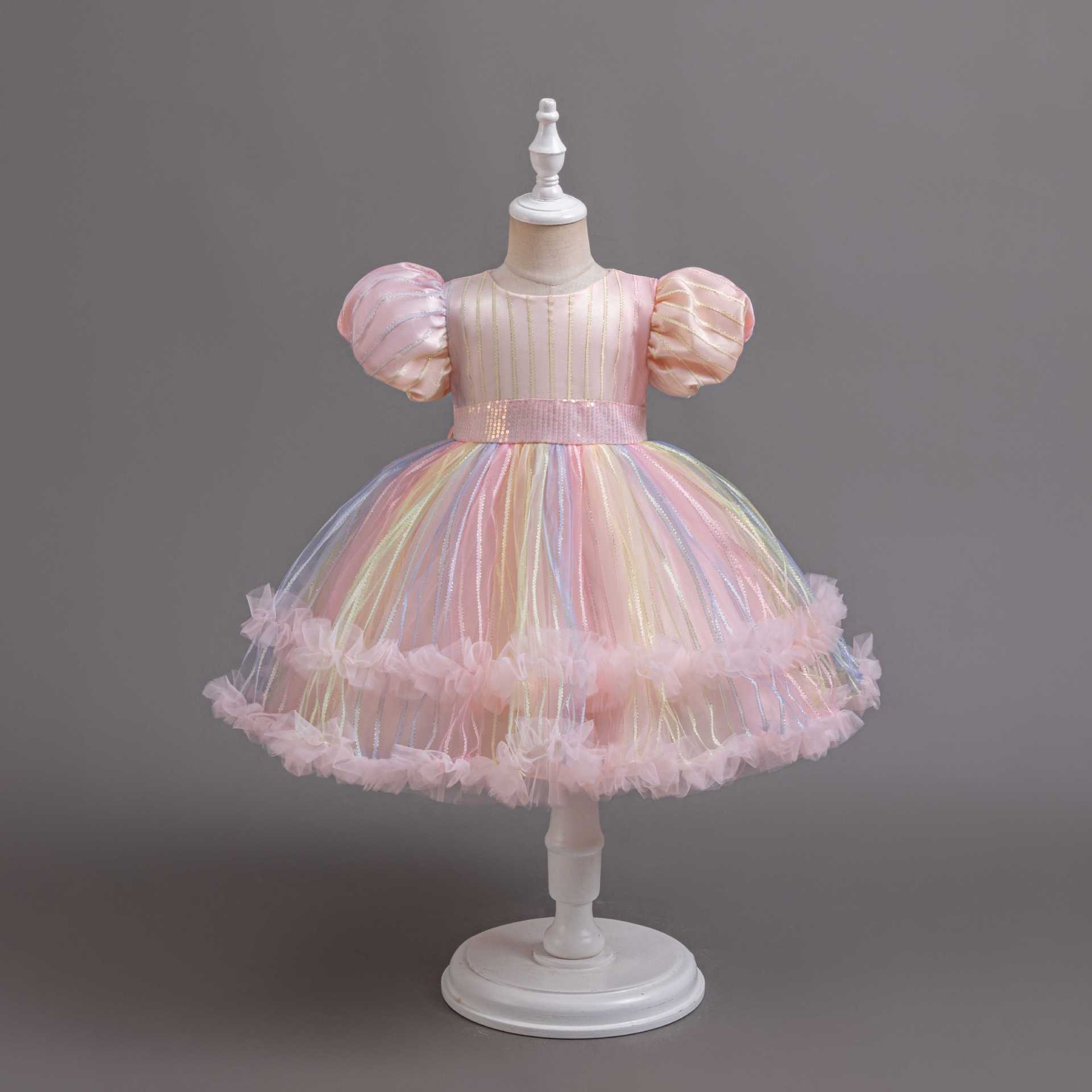 New Kids Dress Ball Gown Child - Baby Clothing Girls บทวิจารณ์และราคา