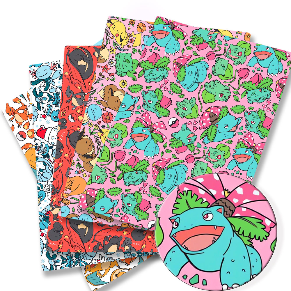 Pokemon Cartoon Fabric140*50cm - Baby Clothing Sewing บทวิจารณ์และราคา