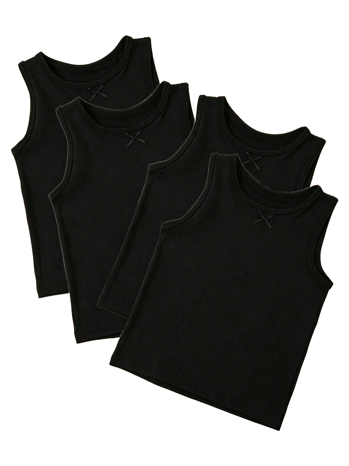 4Pcs Girl's Sweet Classic Blac - Baby Clothing Stores บทวิจารณ์และราคา