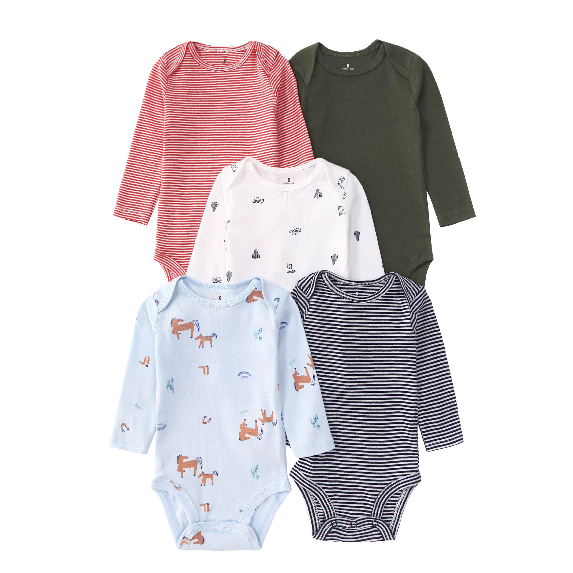 5PCS Newborn Infant Baby Bodys - Baby Clothing Next บทวิจารณ์และราคา
