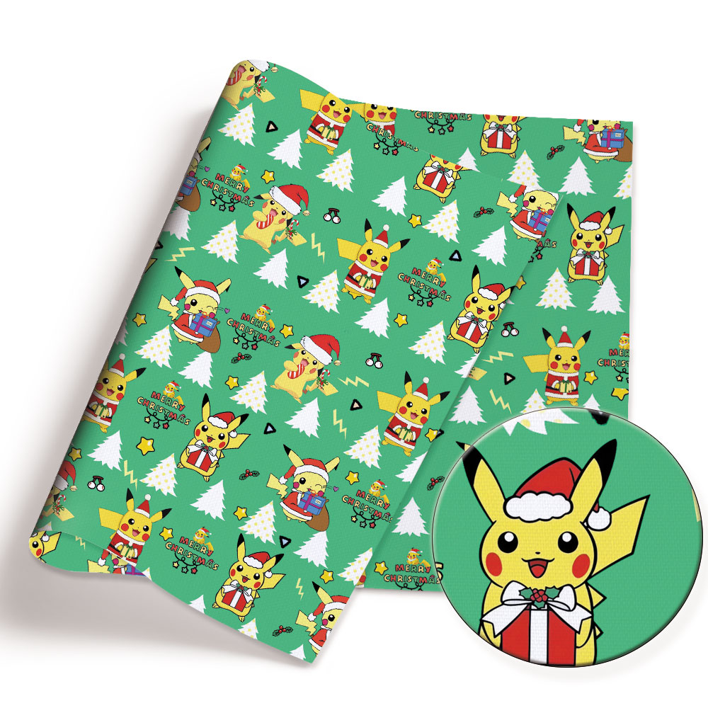 Pokemon Cartoon Fabric140*50cm - Baby Clothing Sewing บทวิจารณ์และราคา