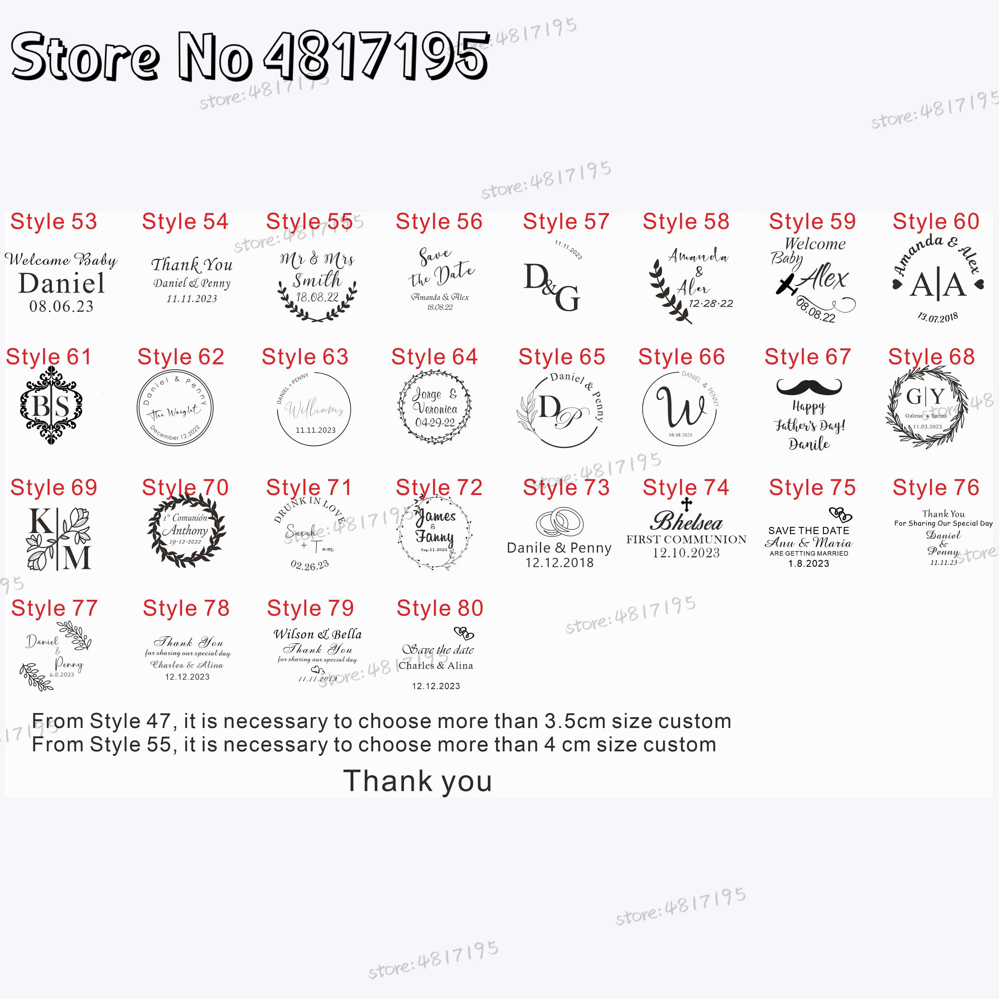 10 20 50Pcs Personalised Weddi - Baby Clothing Names บทวิจารณ์และราคา