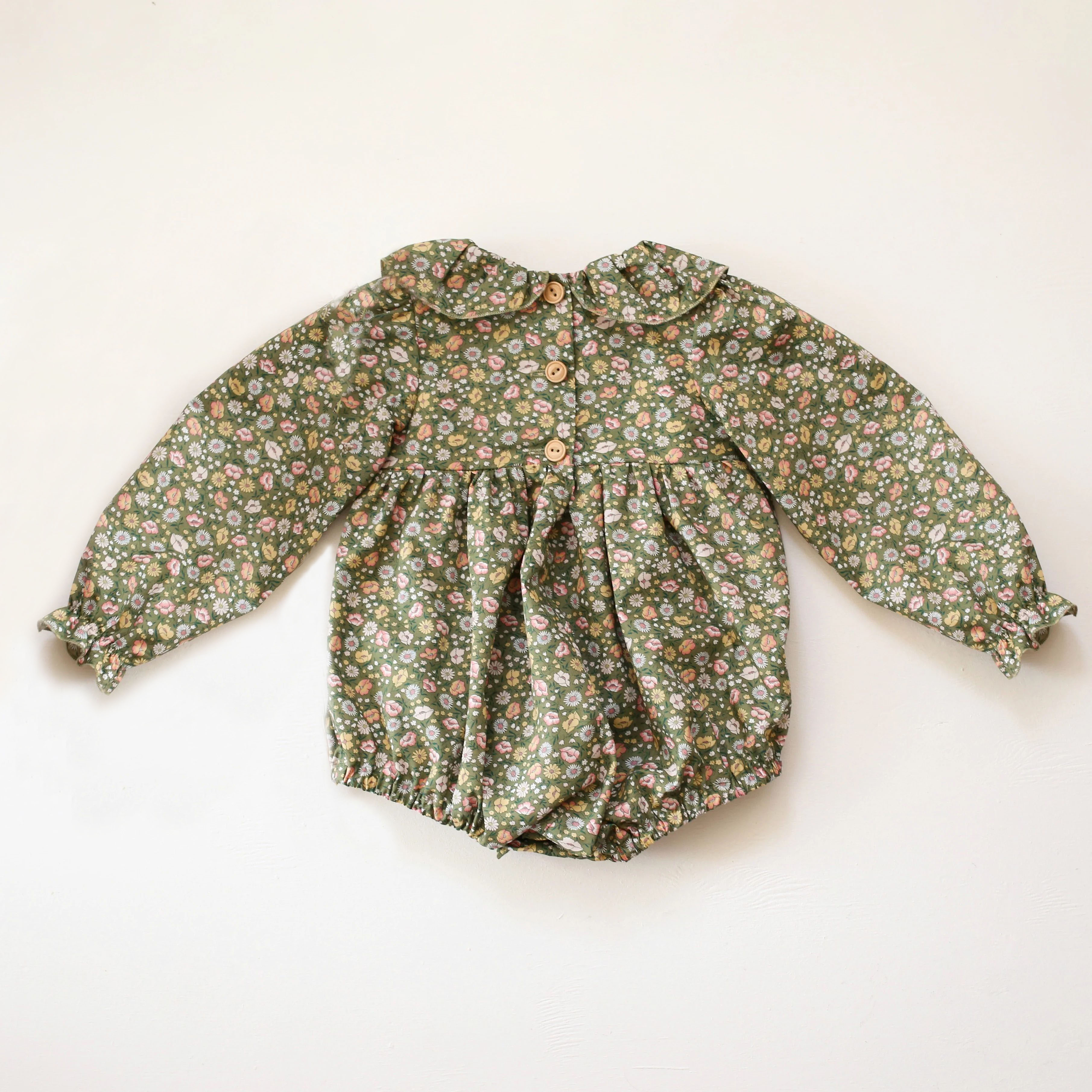 2Pcs Cotton Floral Baby Romper - Baby Clothing Stores บทวิจารณ์และราคา